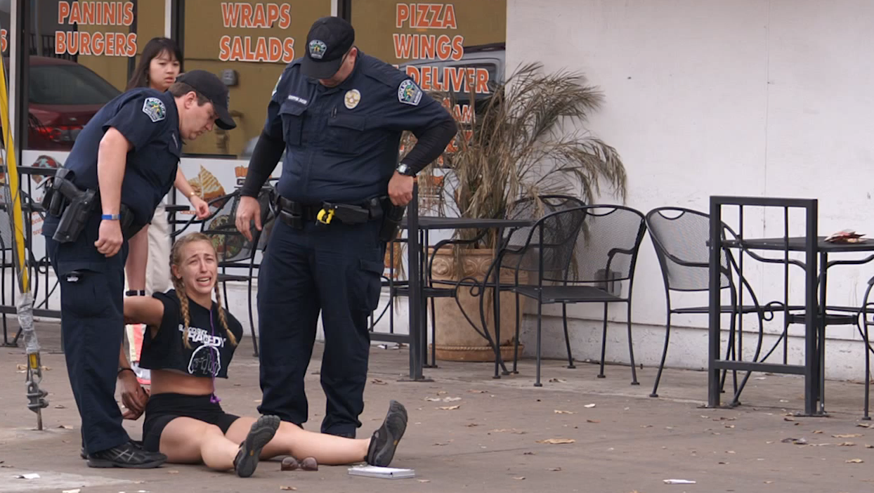 Police Scum arrest Innocent Jogger